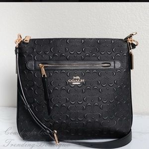 Mae Pebble Leather Crossbody Coach Bag